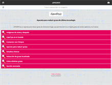 Tablet Screenshot of lipocryo.com